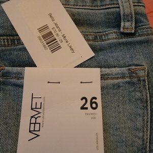 Vervet High Rise Crop Distressed Flare, Bella, 26